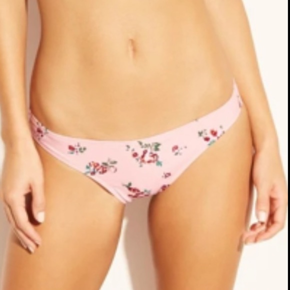 SHADE & SHORE Mauve Ribbed Side Tie Hipster Bikini Bottoms Mix & Match NWT - Picture 7 of 16